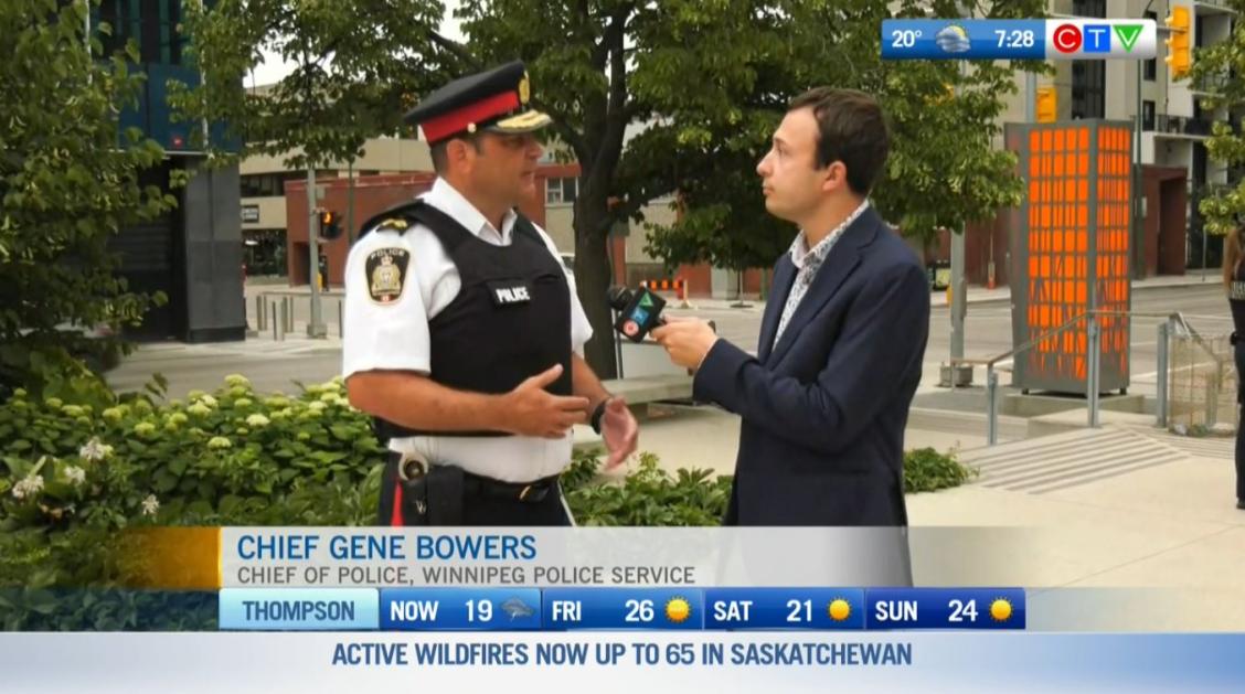 Chief Bowers speaks with CTV