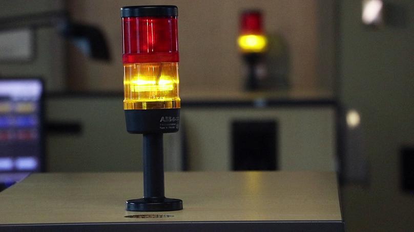 The call lights at the WFPS 9-1-1 dispatch centre.