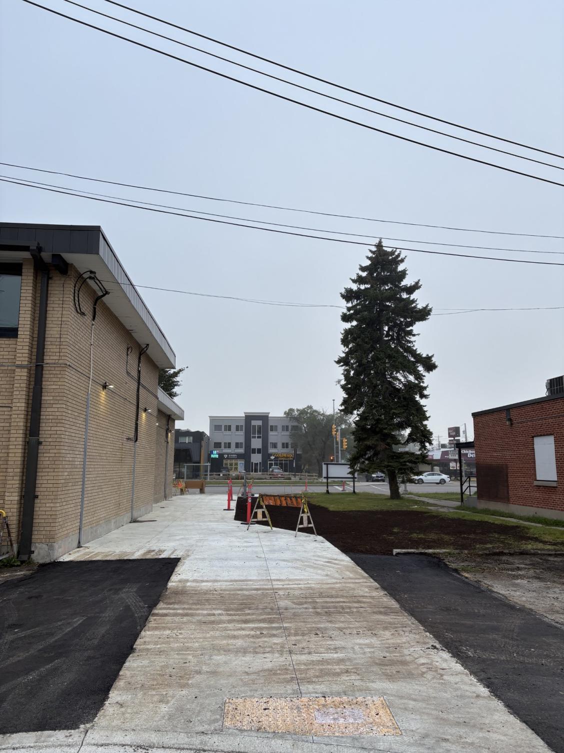 New walkway to connect to back lane at 1350 Pembina hwy
