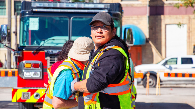 The Fire Engine Pull kicks off the annual City of Winnipeg Charitable Fund campaign.